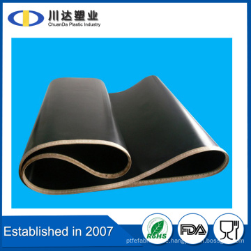 China Lieferant PTFE Teflon Nahtlose Fusing Maschine Gürtel Teflon beschichtet Förderband Gürtel Qualität Wahl